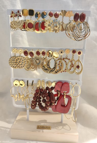 Wholesaler Lolilota - Set of 18 earring
