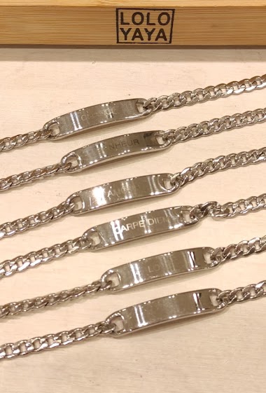 Wholesaler Lolo & Yaya - Bracelet in Stainless Steel
