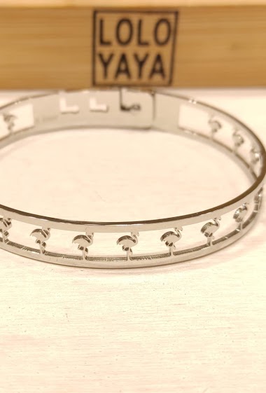 Wholesaler Lolo & Yaya - Bangle Bracelet in Stainless Steel