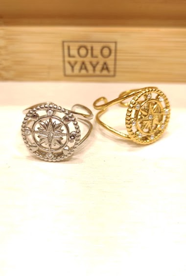 Wholesaler Lolo & Yaya - Ring Adjustable in Stainless Steel