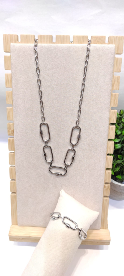 Wholesaler Lolo & Yaya - Necklace in Stainless Steel
