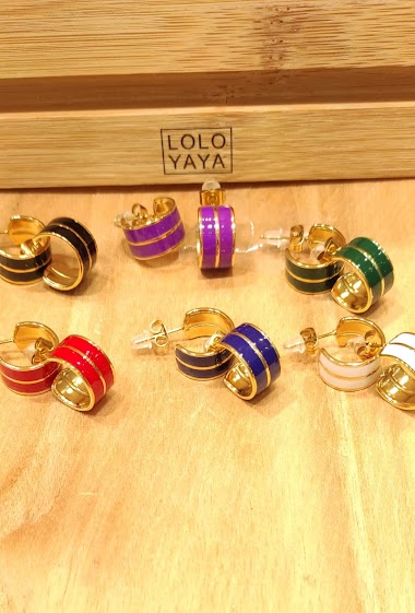 Wholesaler Lolo & Yaya - Earring in Stainless Steel