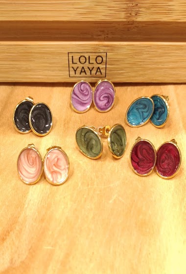 Grossiste Lolo & Yaya - 40030 Boucles d’oreilles Felise en Acier inoxydable