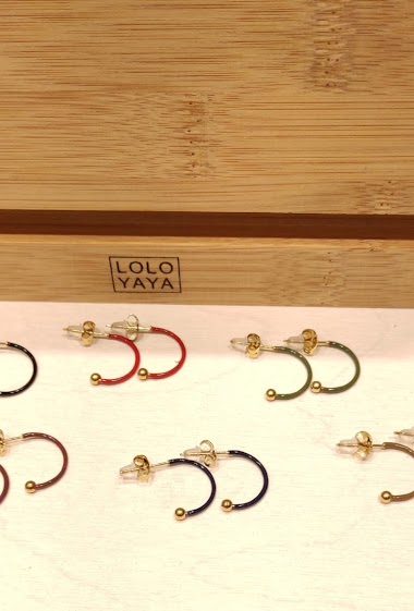 Wholesaler Lolo & Yaya - Earrings in Stainless Steel