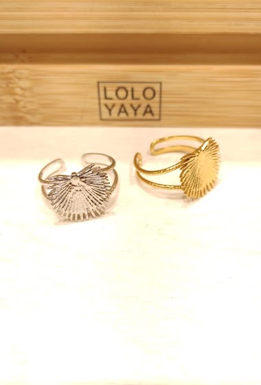 Grossiste Lolo & Yaya - 40332 Bague réglable en acier