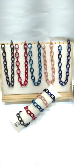 Grossiste Lolo & Yaya - Bracelets maille en acier inoxydable