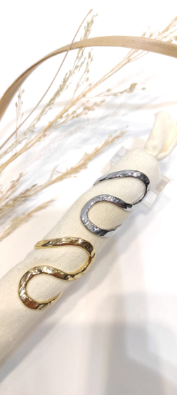 Großhändler Lolo & Yaya - Verstellbarer Dioulde-Ring aus Edelstahl