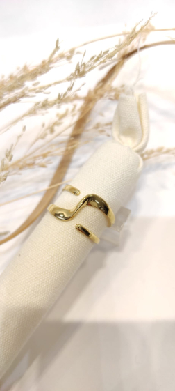 Großhändler Lolo & Yaya - Verstellbarer Donnia-Ring aus Edelstahl
