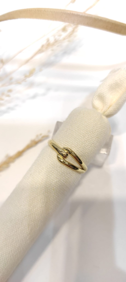 Großhändler Lolo & Yaya - Celinia zeitloser Ring aus Edelstahl