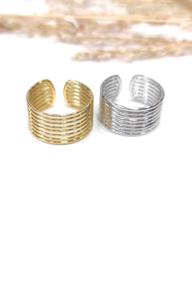 Wholesaler Lolo & Yaya - Ring Adjustable in Stainless Steel