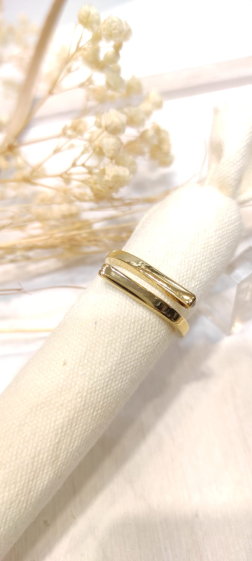 Wholesaler Lolo & Yaya - Aliyah adjustable stainless steel ring