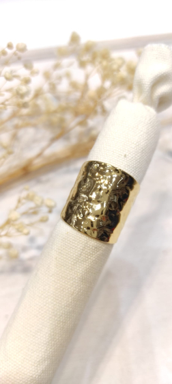 Großhändler Lolo & Yaya - Haila verstellbarer Ring aus Edelstahl