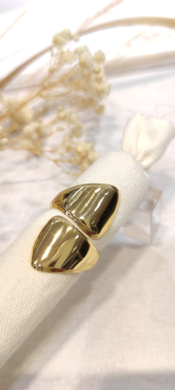 Großhändler Lolo & Yaya - Kesya verstellbarer Ring aus Edelstahl