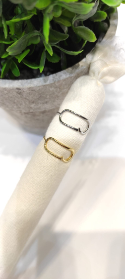 Großhändler Lolo & Yaya - Verstellbarer Tess-Ring aus Edelstahl