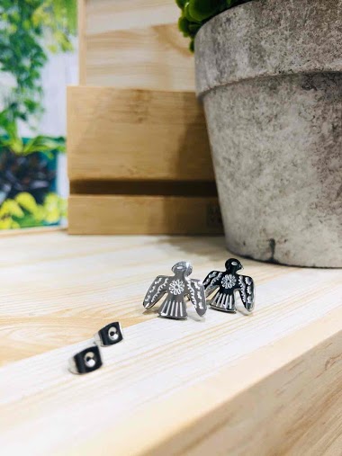 Großhändler Lolo & Yaya - Earrings Aigle in Stainless Steel