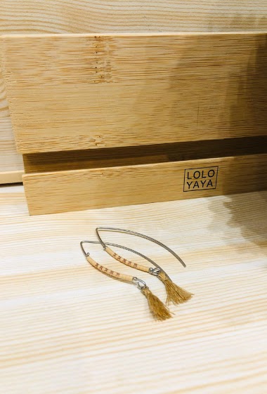 Wholesaler Lolo & Yaya - Earrings Melina in Stainless Steel