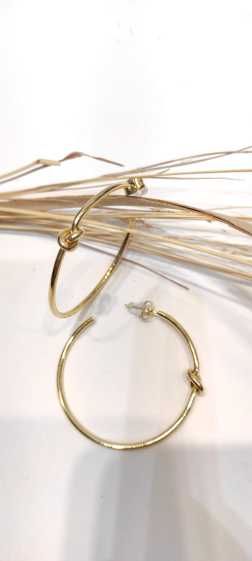 Wholesaler Lolo & Yaya - Huberte stainless steel earrings