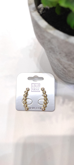 Wholesaler Lolo & Yaya - Mihal earrings in stainless steel