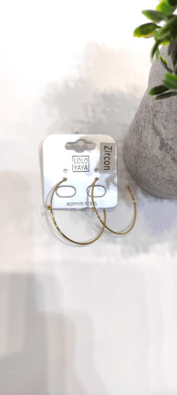 Wholesaler Lolo & Yaya - Milka earrings in stainless steel