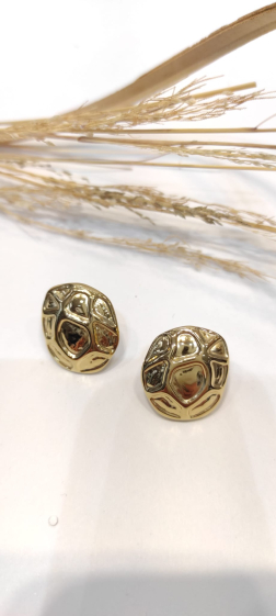 Wholesaler Lolo & Yaya - 2cm Cleonice earrings in stainless steel
