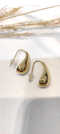 Wholesaler Lolo & Yaya - 2cm Oiana earrings in stainless steel