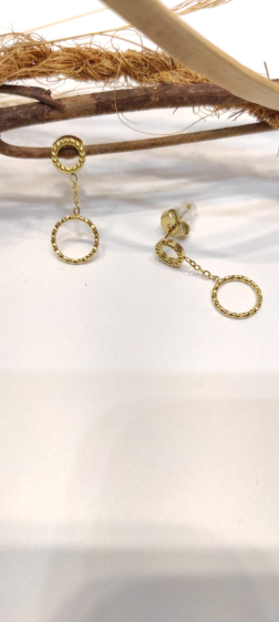 Wholesaler Lolo & Yaya - Dawn earrings in stainless steel