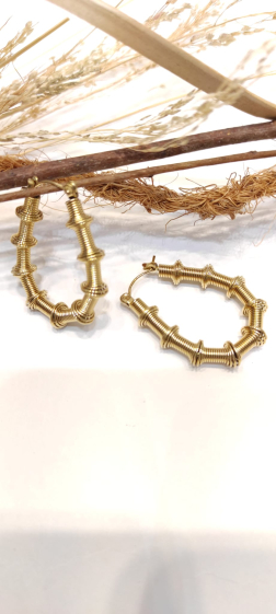 Wholesaler Lolo & Yaya - Loresa spring earrings in stainless steel