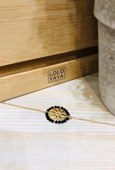 Wholesaler Lolo & Yaya - Bracelet Carla D in Stainless Steel