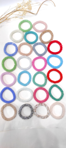Wholesaler Lolo & Yaya - Elastic opaque crystal bracelet
