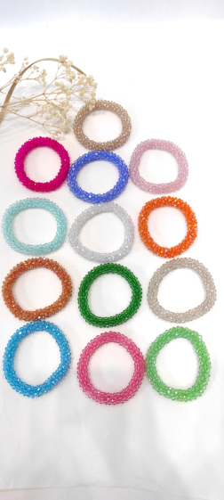 Wholesaler Lolo & Yaya - Elastic transparent crystal bracelet