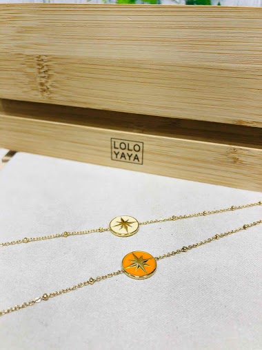 Grossiste Lolo & Yaya - Bracelet émaillé Stella R en Acier inoxydable