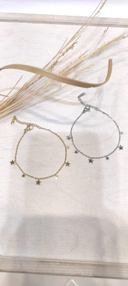 Grossiste Lolo & Yaya - Bracelet étoile en acier inoxydable