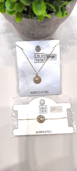 Grossiste Lolo & Yaya - Bracelet Fatos en acier inoxydable