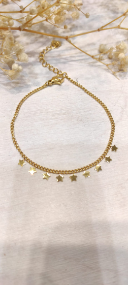 Wholesaler Lolo & Yaya - Bracelet intemporel étoiles Guenola en acier inoxydable