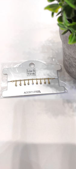 Wholesaler Lolo & Yaya - Timeless Ouarda bracelet in stainless steel