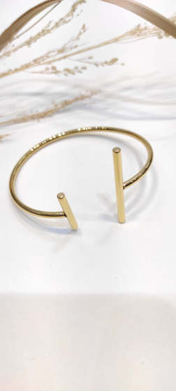 Wholesaler Lolo & Yaya - Cherley rigid bangle bracelet in stainless steel