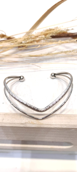 Rigid band bracelet in Stainless Steel