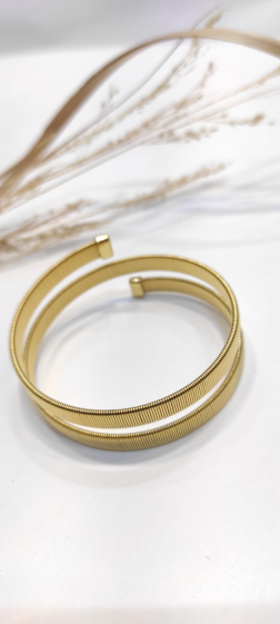 Wholesaler Lolo & Yaya - Loreena rigid stainless steel bangle bracelet