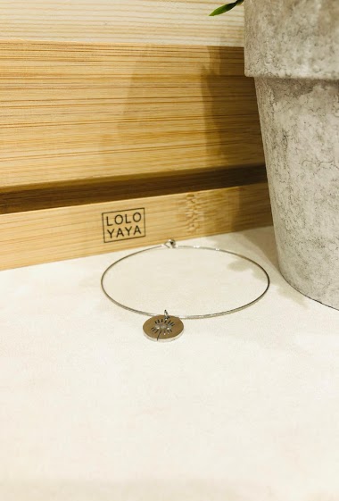 Grossiste Lolo & Yaya - Bracelet Semainier simple Oeil en Acier inoxydable