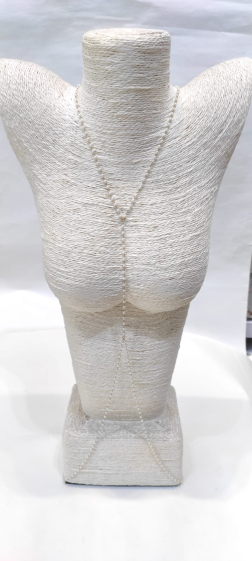 Großhändler Lolo & Yaya - Körperkette aus Edelstahl mit Perlen