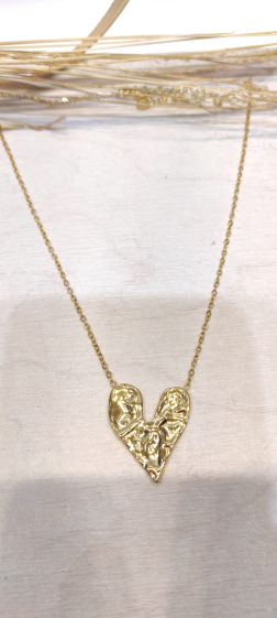 Wholesaler Lolo & Yaya - Jinny stainless steel heart necklace