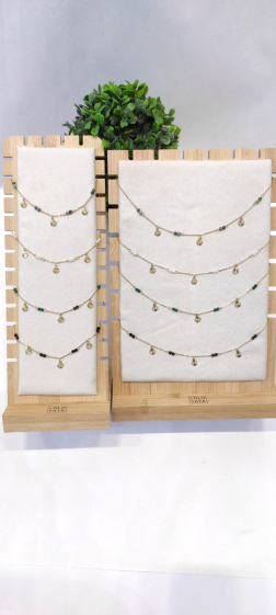Großhändler Lolo & Yaya - Dorine-Halskette aus Edelstahl