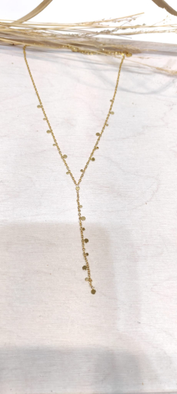 Wholesaler Lolo & Yaya - Plamedi stainless steel tassel Y-shaped necklace