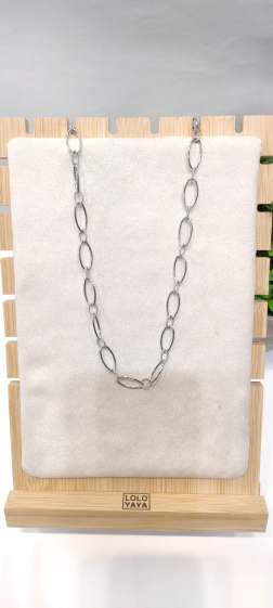 Wholesaler Lolo & Yaya - Chunky stainless steel necklace