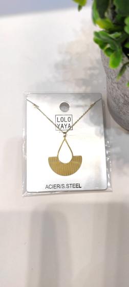 Wholesaler Lolo & Yaya - Alda timeless necklace in stainless steel