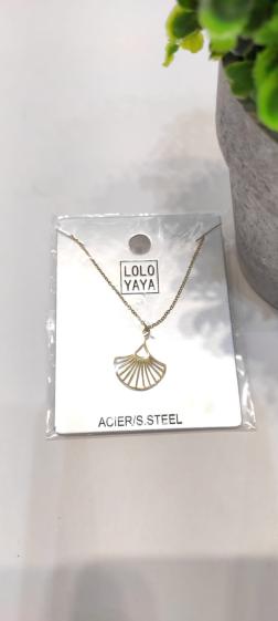 Wholesaler Lolo & Yaya - Timeless Alla necklace in stainless steel