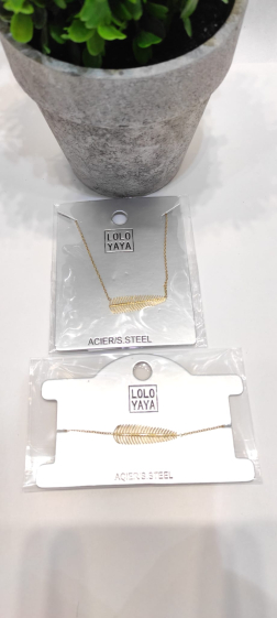 Wholesaler Lolo & Yaya - Timeless Felise necklace in stainless steel