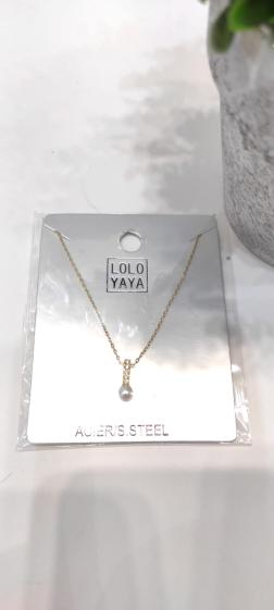 Wholesaler Lolo & Yaya - Lysis timeless necklace in stainless steel