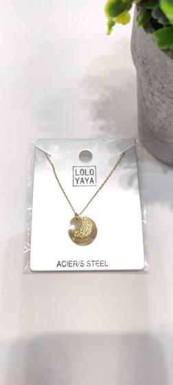 Wholesaler Lolo & Yaya - Timeless Triple Round Stainless Steel Necklace