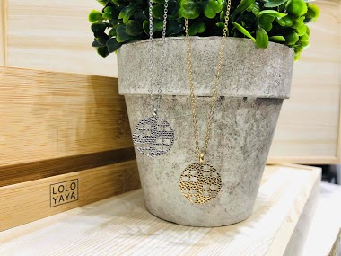 Wholesaler Lolo & Yaya - Necklace Margaux R in Stainless Steel